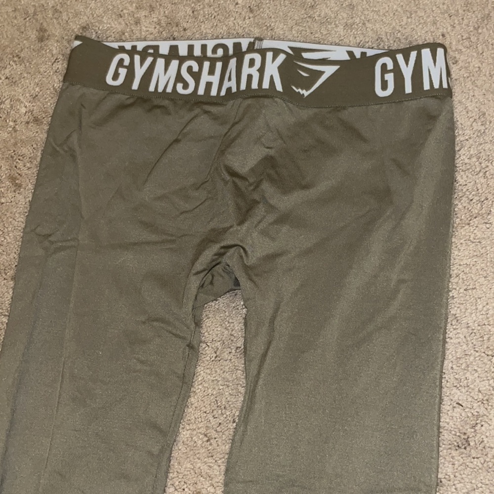 Khaki gymshark fit leggings - Picture 4 of 4